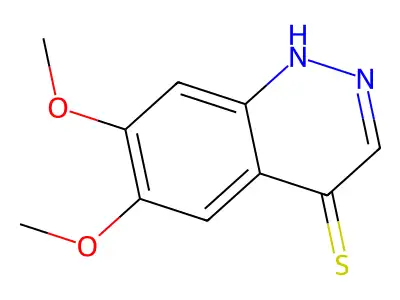 4-Cinnolinethiol, 6,7-dimethoxy- structure