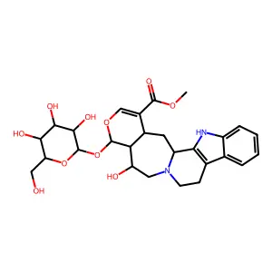 Pentaacetyl geniposide structure