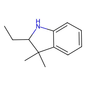 1H-Indole, 2-ethyl-2,3-dihydro-3,3-dimethyl- structure