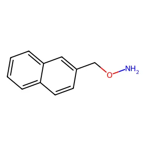 Hydroxylamine, O-(2-naphthalenylmethyl)- structure