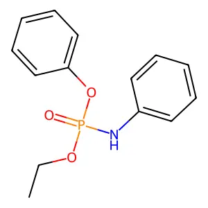 Ethyl phenyl N-phenylphosphoramidate structure