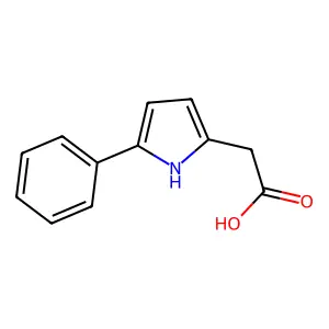5-Phenyl-1H-pyrrole-2-acetic acid structure