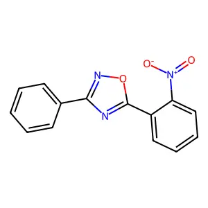 5-(2-Nitrophenyl)-3-phenyl-1,2,4-oxadiazole structure