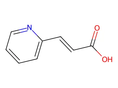 3-(2-吡啶基)丙烯酸 structure