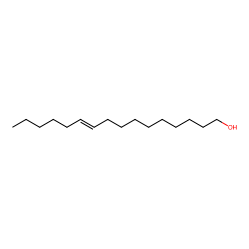 (E)-hexadec-10-en-1-ol structure