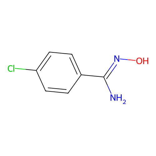 4-Chlorobenzamidoxime structure