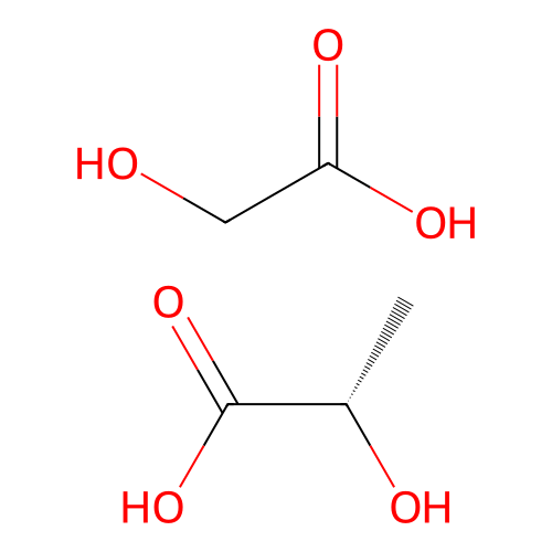 L-Lactic acid glycolic acid structure