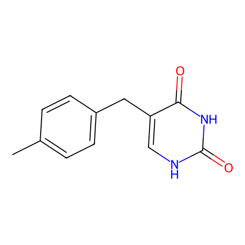 5-(4-Methyl-benzyl)-1H-pyrimidine-2,4-dione structure