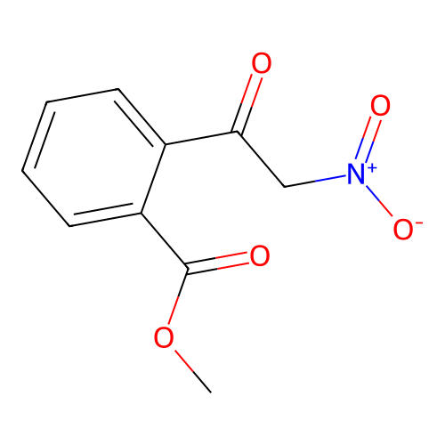 Methyl 2-(nitroacetyl)benzoate structure