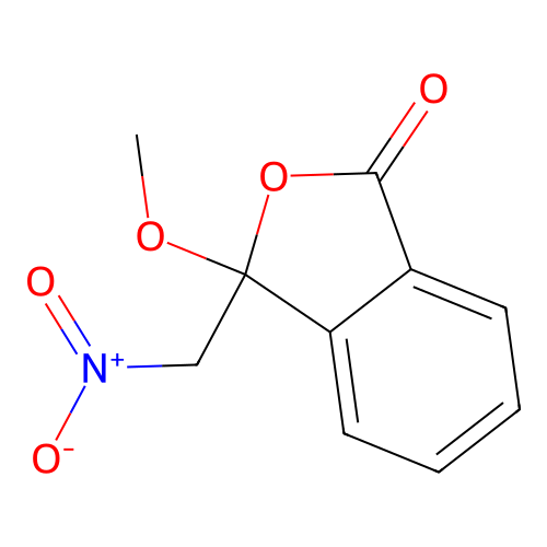 3-Methoxy-3-nitromethylphthalide structure