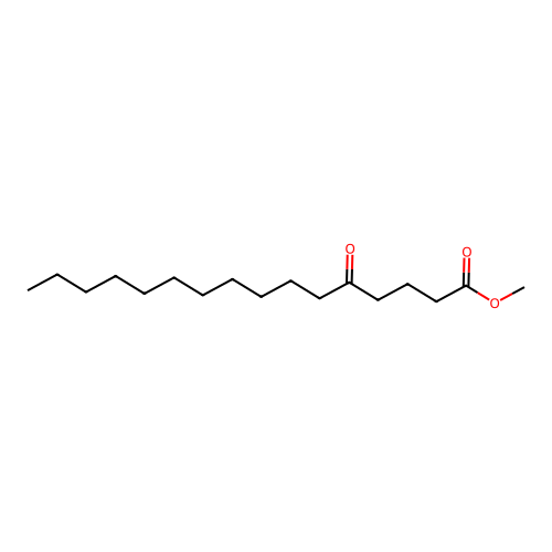 Methyl 5-oxohexadecanoate structure