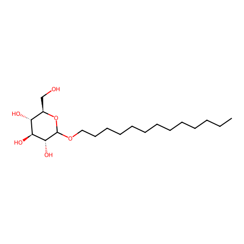 Tridecyl D-glucoside structure