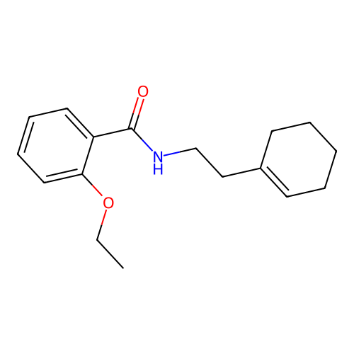 N-[2-(cyclohexen-1-yl)ethyl]-2-ethoxybenzamide structure
