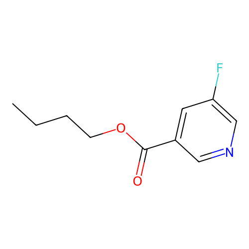 Butyl 5-fluoronicotinate structure