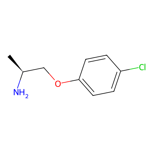 (S)-1-(4-Chlorophenoxy)propan-2-amine structure