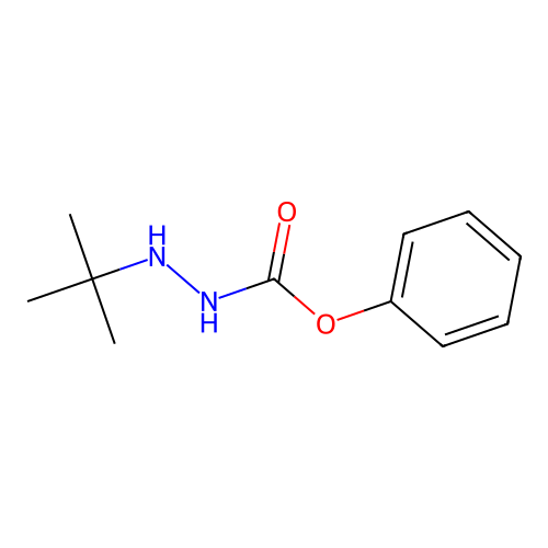 phenyl N-(tert-butylamino)carbamate structure