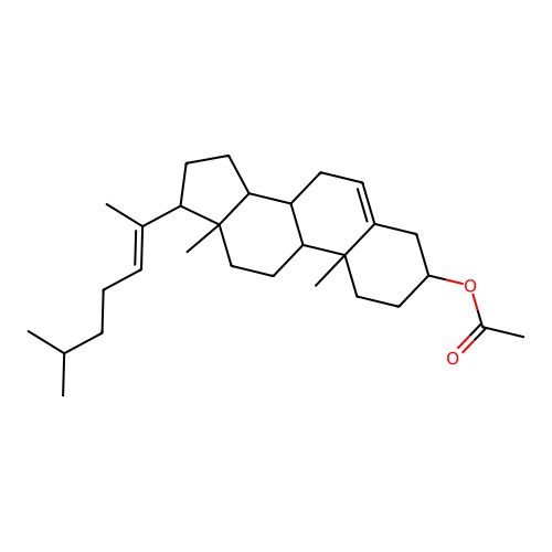 20-Dehydro Cholesterol 3-Acetate structure