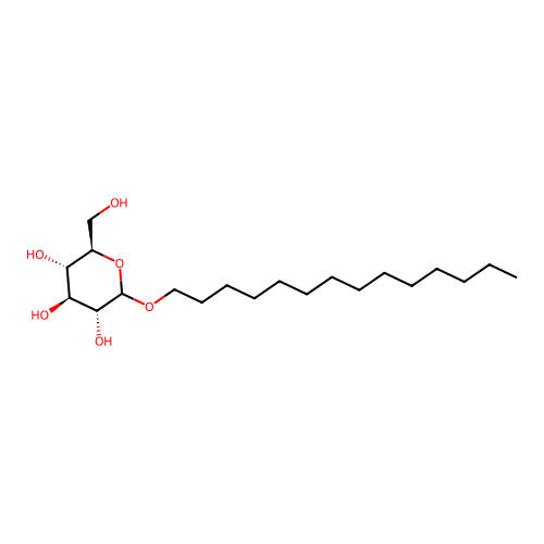 (2R,3S,4S,5R)-2-(Hydroxymethyl)-6-(tetradecyloxy)tetrahydro-2H-pyran-3,4,5-triol structure