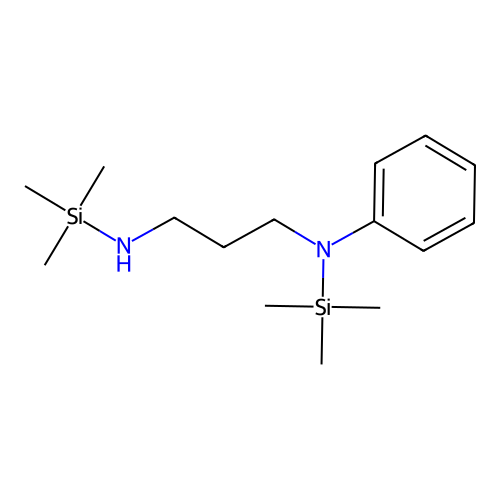 1,3-Propanediamine, N-phenyl-N,N'-bis(trimethylsilyl)- structure