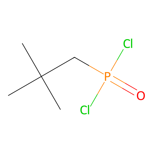 1-Dichlorophosphoryl-2,2-dimethylpropane structure