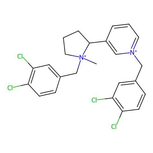 1-(3,4-dichlorobenzyl)-3-(1-(3,4-dichlorobenzyl)-1-methyl-15-pyrrolidin-2-yl)-15-pyridine structure