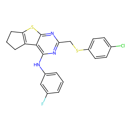 Chemical Compound (C22H17ClFN3S2) structure