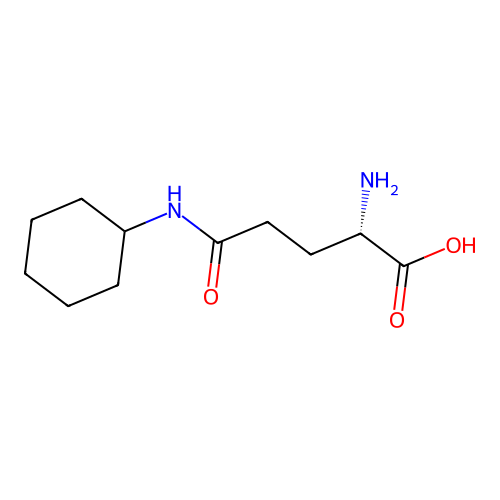 N-gamma-l-glutamylcyclohexylamine structure
