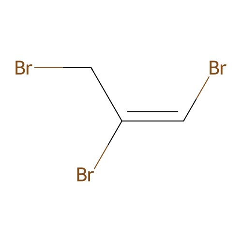 (E)-1,2,3-tribromoprop-1-ene structure