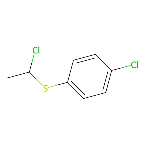 1-Chloro-4-(1-chloroethylsulfanyl)benzene structure