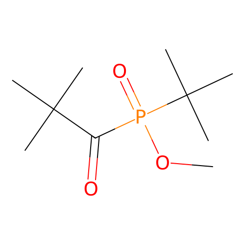 1-[Tert-butyl(methoxy)phosphoryl]-2,2-dimethylpropan-1-one structure