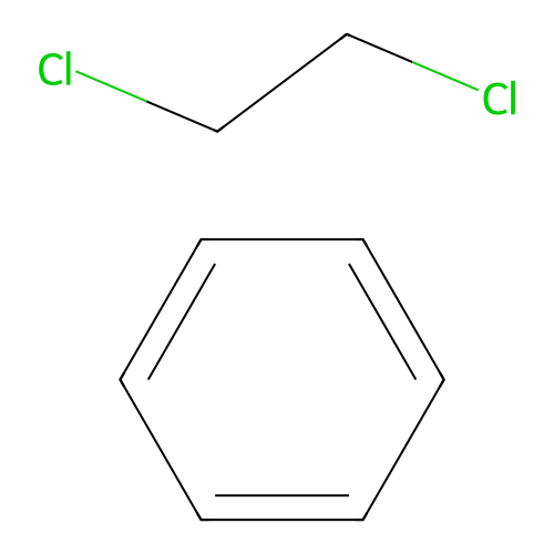 Benzene, mixt. with 1,2-dichloroethane structure