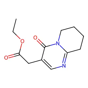 4H-Pyrido[1,2-a]pyrimidine-3-acetic acid, 6,7,8,9-tetrahydro-4-oxo-, ethyl ester structure