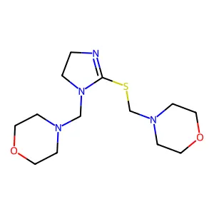 4-[[1-(Morpholin-4-ylmethyl)-4,5-dihydroimidazol-2-yl]sulfanylmethyl]morpholine structure
