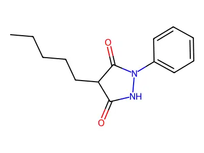 5-Hydroxy-4-pentyl-2-phenyl-2,4-dihydro-3H-pyrazol-3-one structure