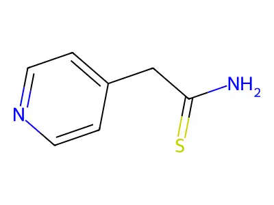 4-Pyridineethanethioamide structure