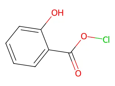 氯水杨酸 structure
