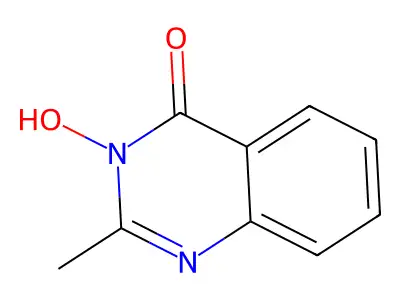 3-hydroxy-2-methylquinazolin-4(3H)-one structure
