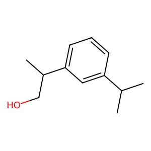 beta-Methyl-3-(1-methylethyl)benzeneethanol structure