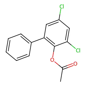 3,5-Dichloro[1,1'-biphenyl]-2-yl acetate structure