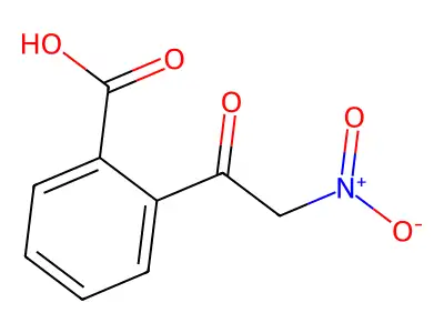 2-(2-nitroacetyl)benzoic Acid structure