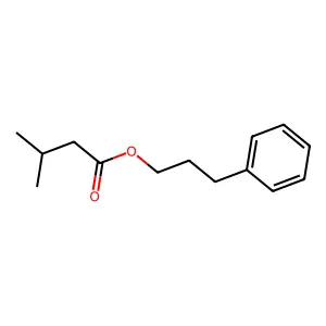 3-Phenylpropyl isovalerate structure