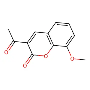 2H-1-Benzopyran-2-one, 7-[(3,7-dimethyl-2,6-octadien-1-yl)oxy]-4-methyl- structure
