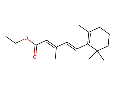 all-trans-Ethyl-beta-ionylideacetate structure