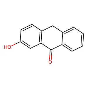 2-hydroxy-10H-anthracen-9-one structure
