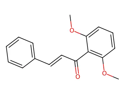 1-(2,6-Dimethoxyphenyl)-3-phenylprop-2-en-1-one structure