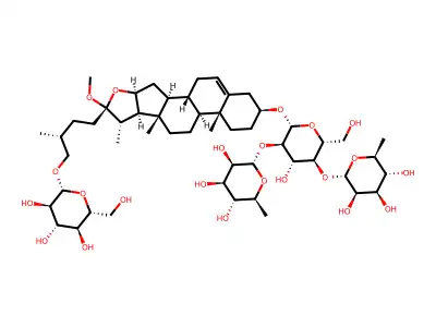 Methylprotodioscin structure