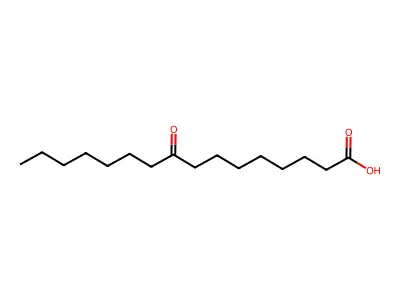 9-Oxohexadecanoic acid structure