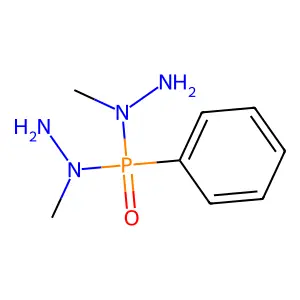 N,N'-Dimethyl-P-phenylphosphonic dihydrazide structure