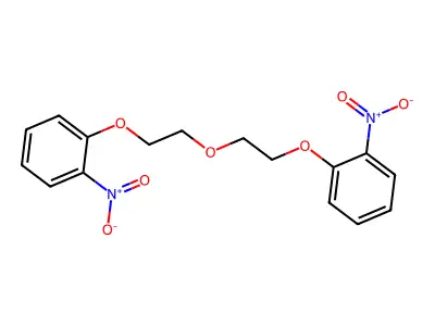Diethylene glycol bis(2-nitrophenyl) ether structure