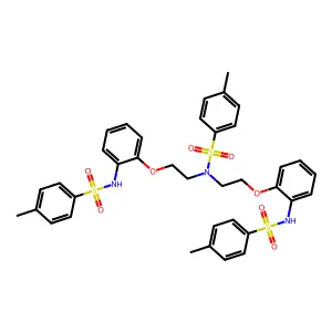 4-methyl-N-[2-[2-[(4-methylphenyl)sulfonyl-[2-[2-[(4-methylp structure